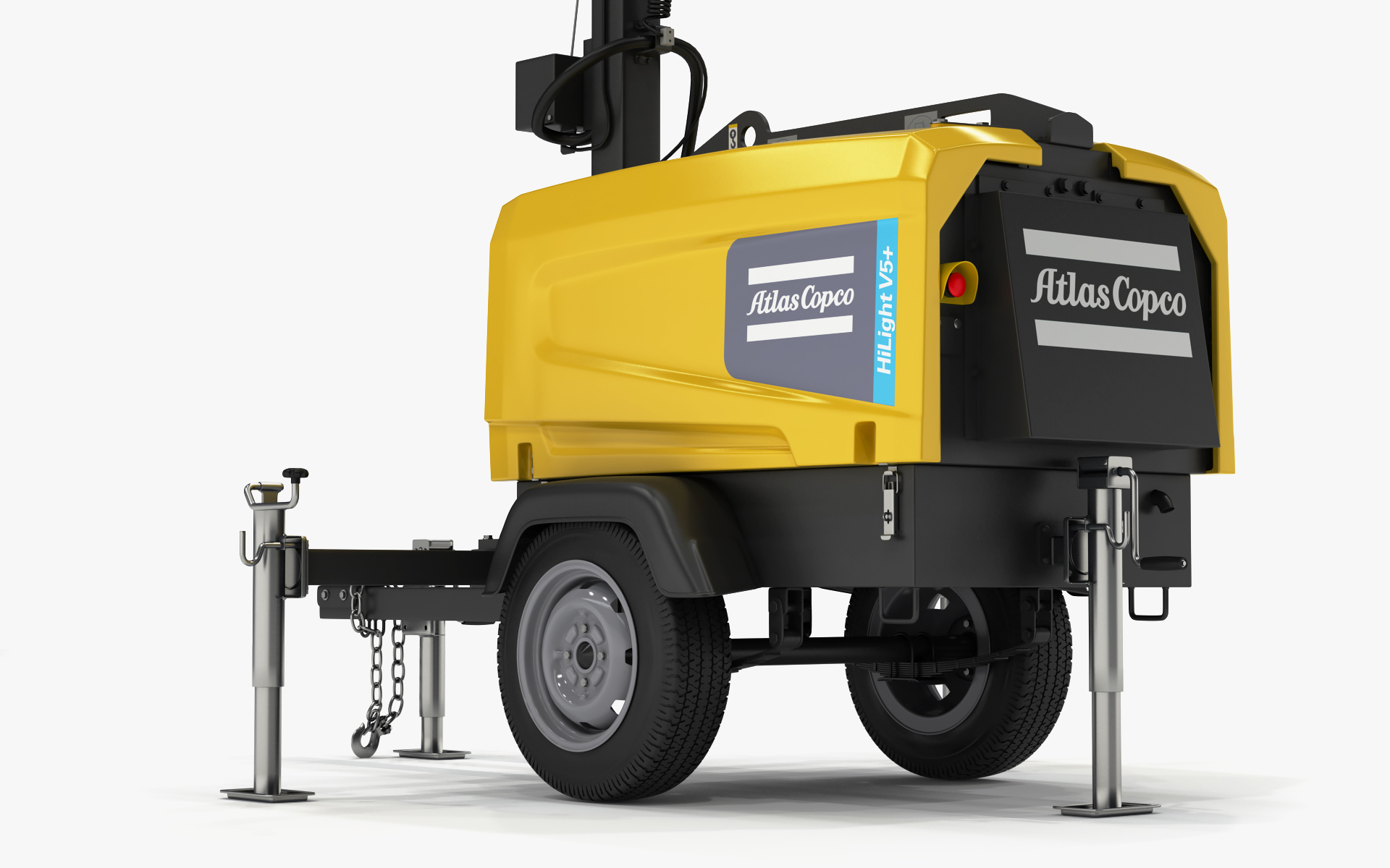 Modello 3D Torre faro Atlas Copco HiLight V5 - TurboSquid 1558398