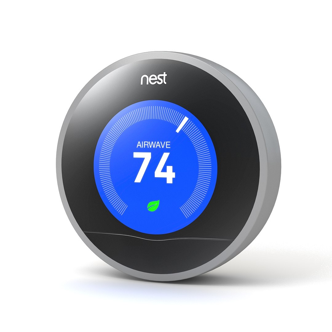 Nest thermostat 3D model - TurboSquid 1558505