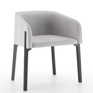 italian padova dining chair 3D model