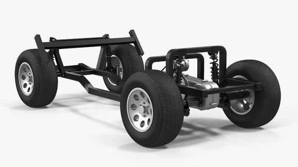 3D golf cart chassis engine - TurboSquid 1558724