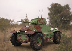 3D aec military vehicle model