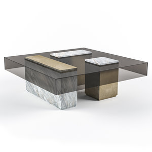 3D coffee table model