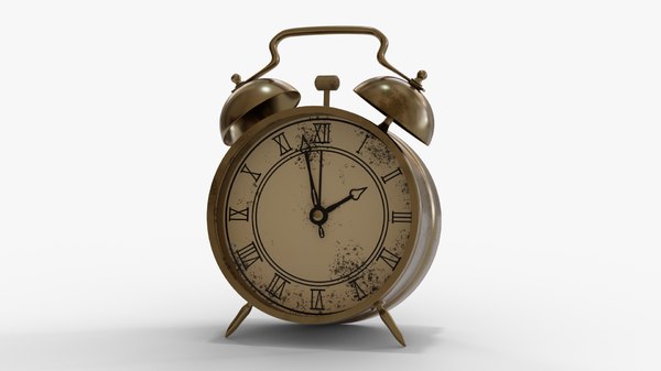 Old Alarm Clock 3d Model Turbosquid 1558897 Old Alarm Clock 3d Model Turbosquid, Antique Alarm Clocks