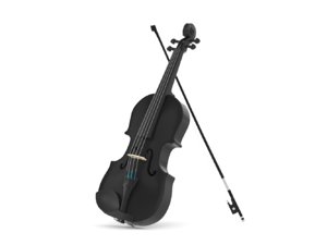 violin music instrument 3D model