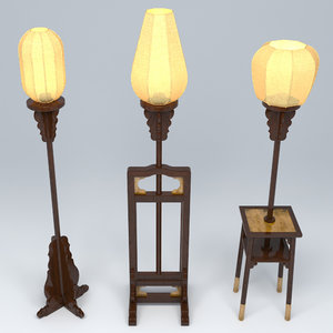 3D model vintage chinese