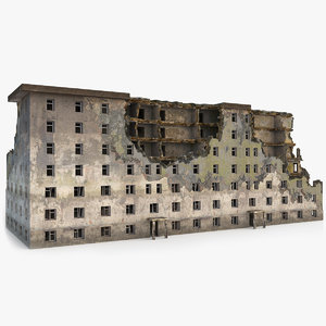 ruined building 3D