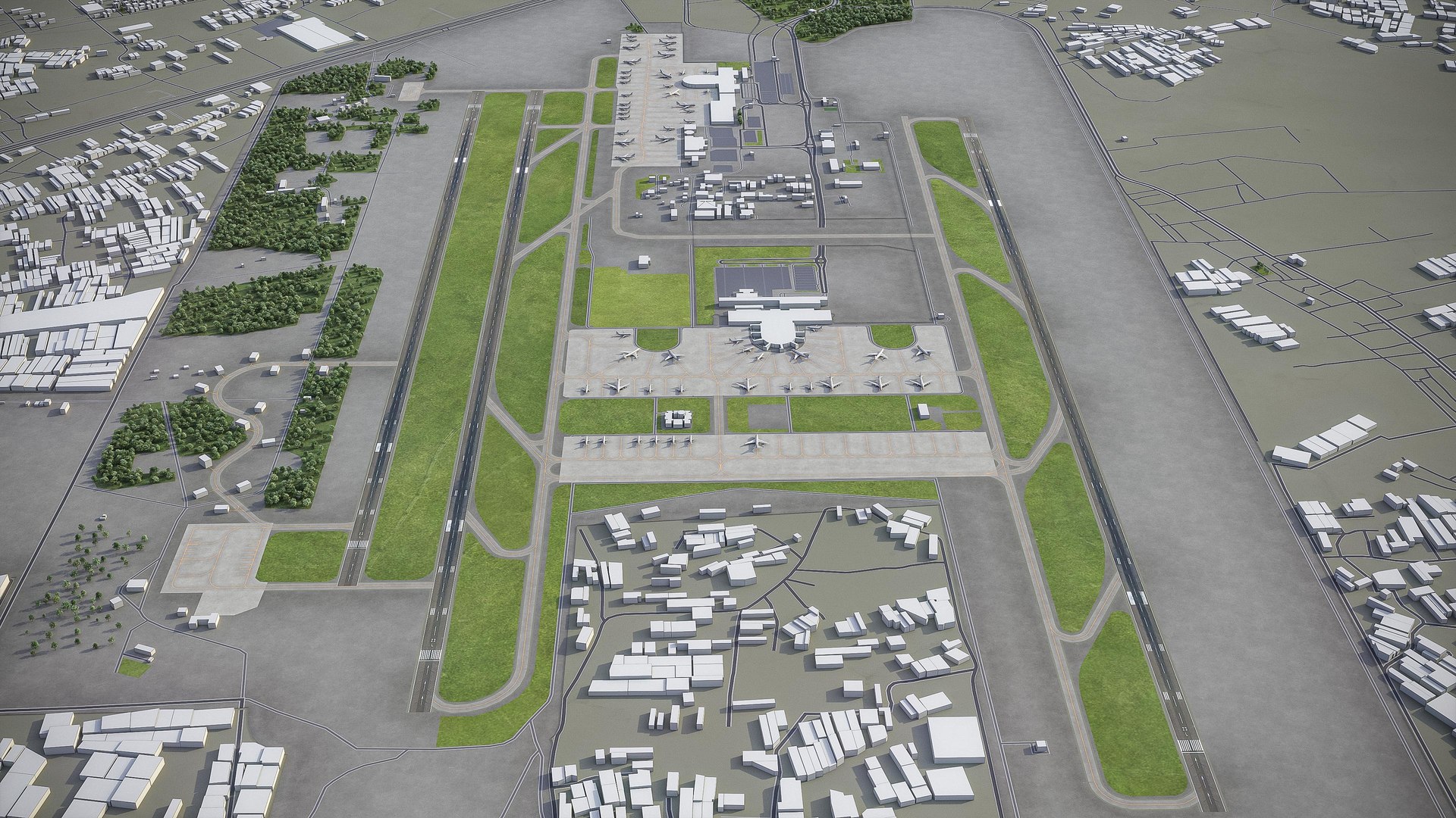Antalya airport - ayt 3D model - TurboSquid 1558905