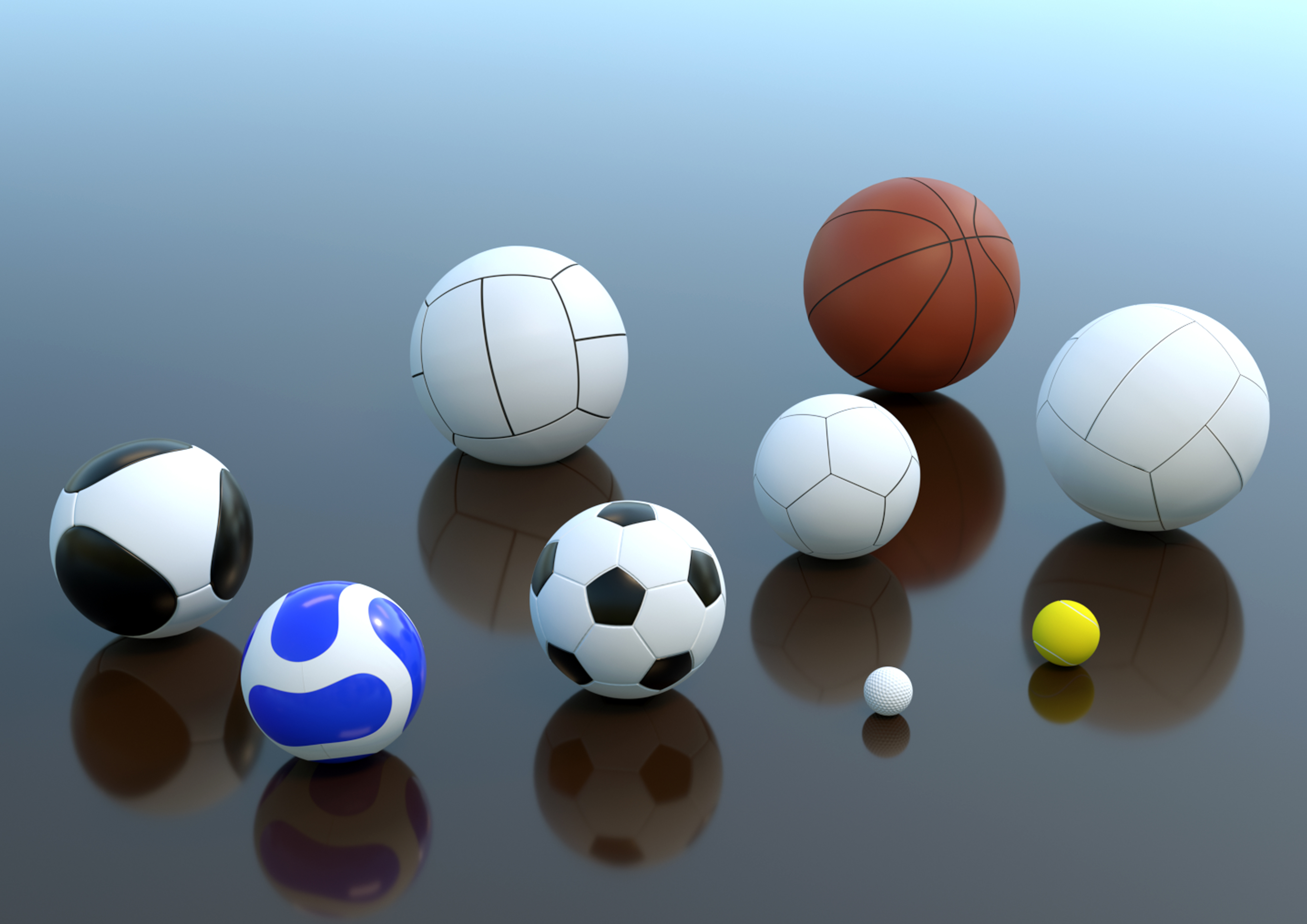 balls collection3d模型