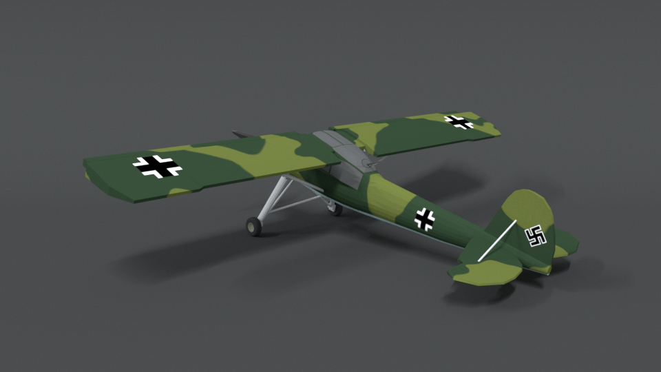 3D fieseler fi 156 storch - TurboSquid 1559005