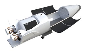 3D unmanned spaceship space u s