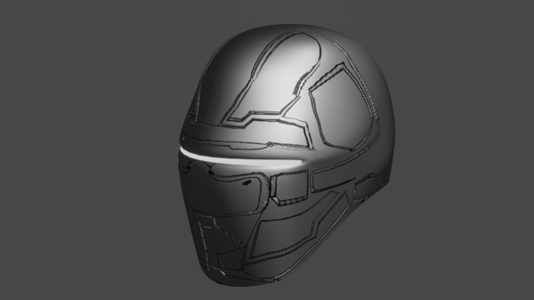 Science Fiction Helm 3d Modell Turbosquid 1559140