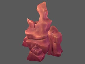 desert rocks 3D model