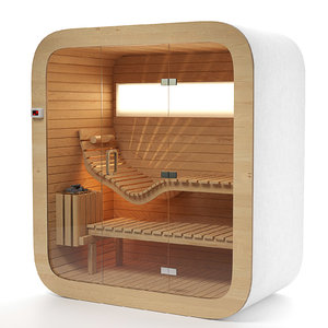 finnish sauna 3D model