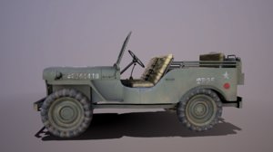 willys jeep 3D model