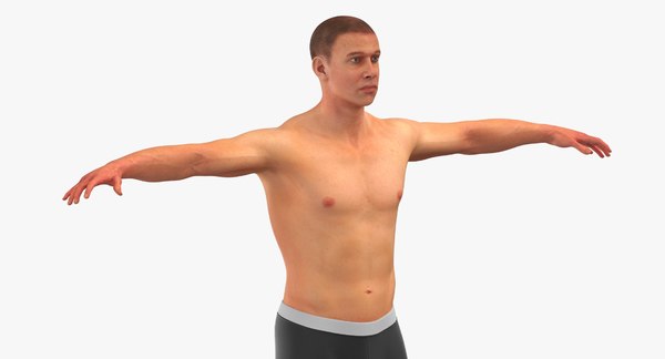 Male Human Body T Pose Modelo 3D - TurboSquid 1559296