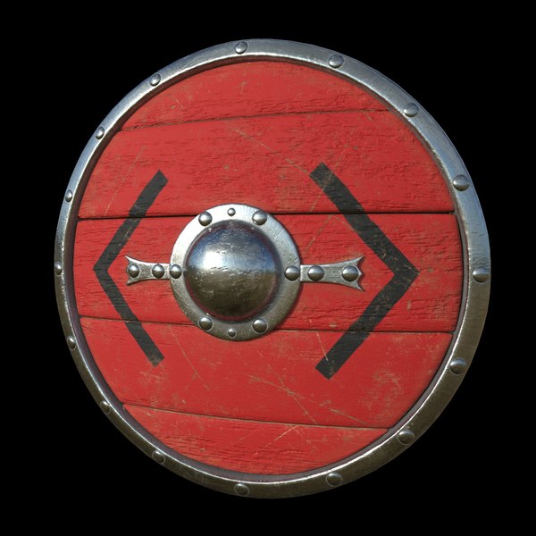 viking shield 3d model