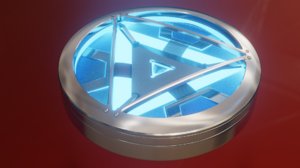reactor iron man 3D model