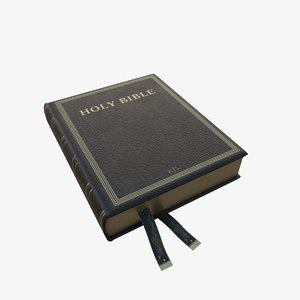 holy bible king james 3D model