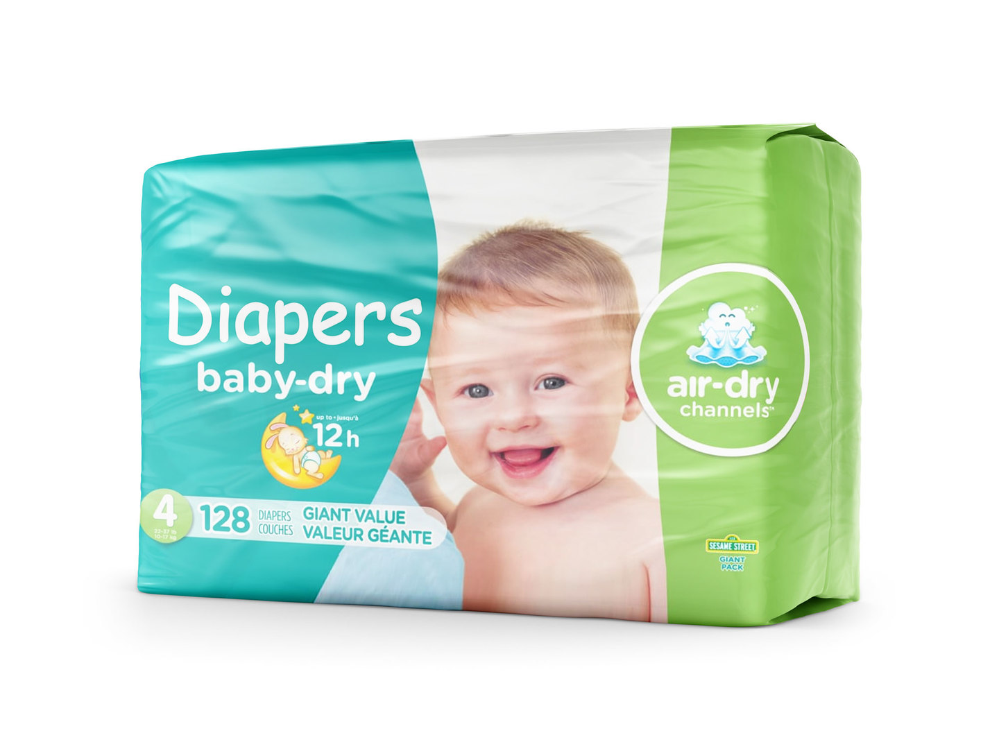 3D diaper package - TurboSquid 1380608