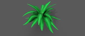 stylized bush 3D