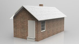3D model small cozy house