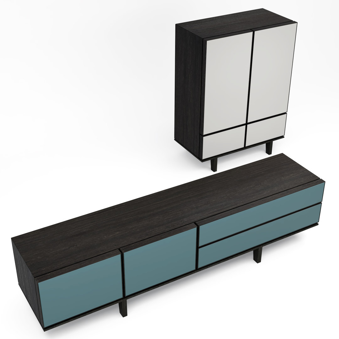 Poliform home hotel sideboard 3D - TurboSquid 1560258