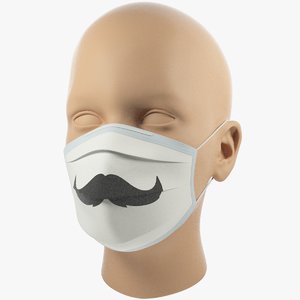 medical mask 3D model