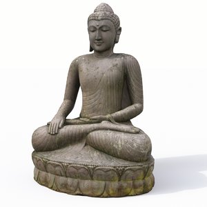 3D buddha statue model