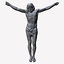 3d crucifixion sculpture-relief model