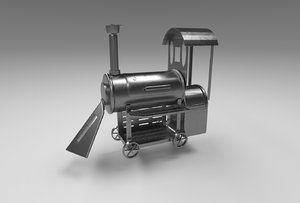 3D grill locomotive