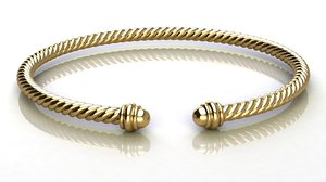 spiral cable bracelet model