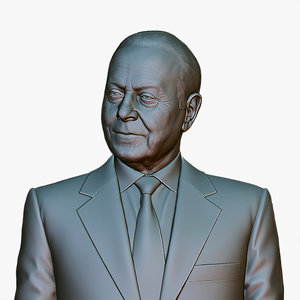 3d heydar aliyev cnc reliefs model