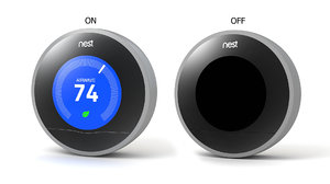 3D nest thermostat model