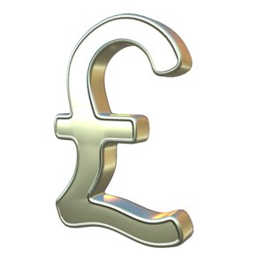 uk pound symbol 3D model