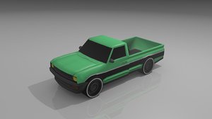 pickup 3D model