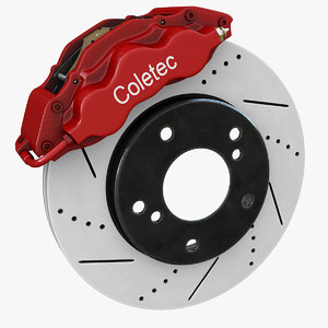 3D brake rotor model