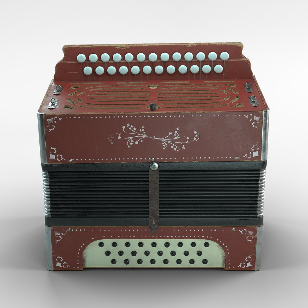 3D model accordion classic TurboSquid 1560943