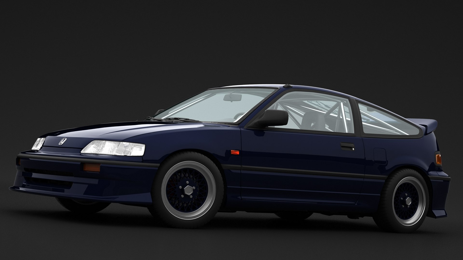 Honda crx 1990 3D - TurboSquid 1560931