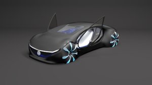 3D mercedes avtr concept car