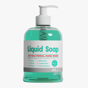 3D liquid soap