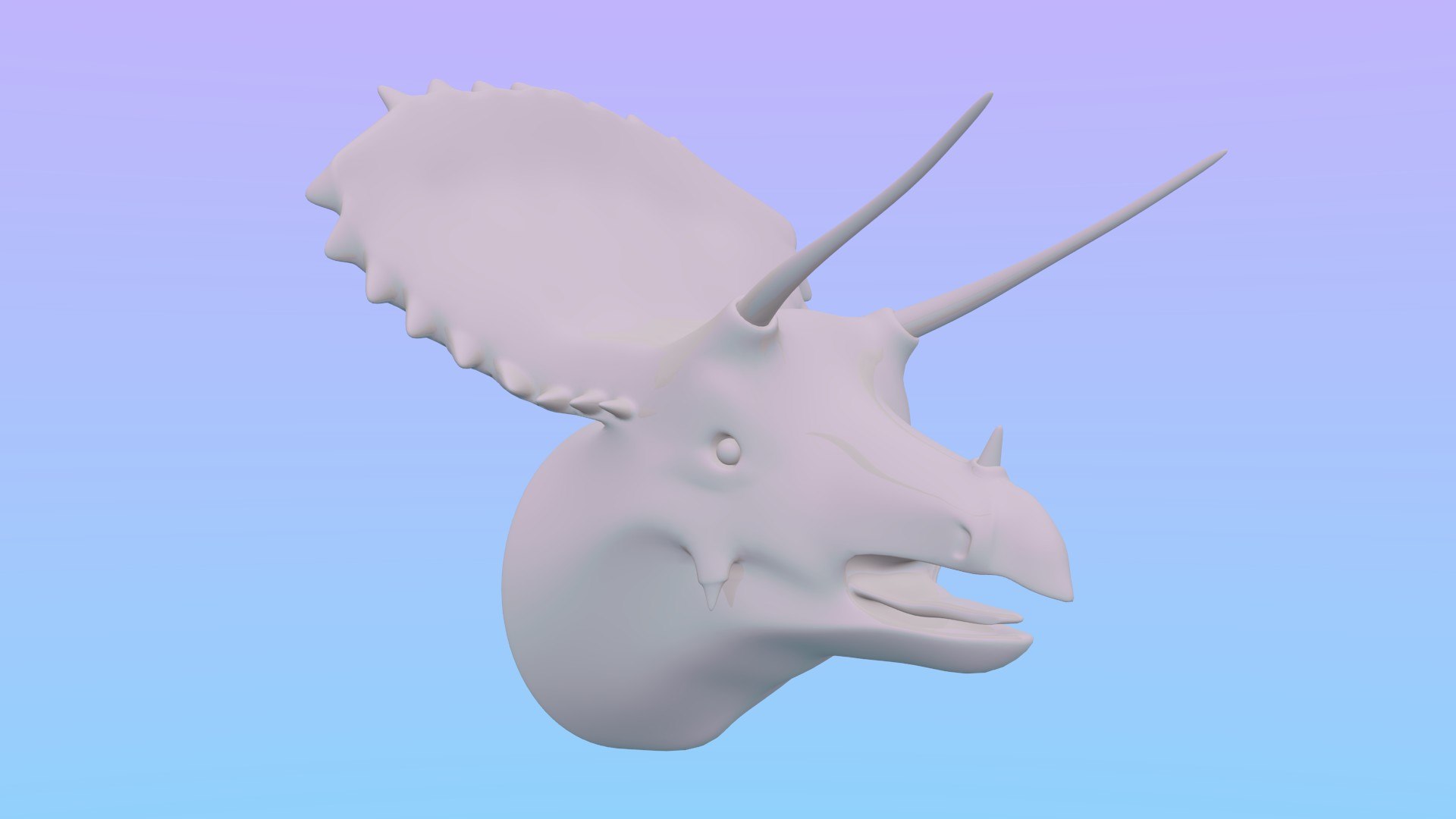 triceratops head