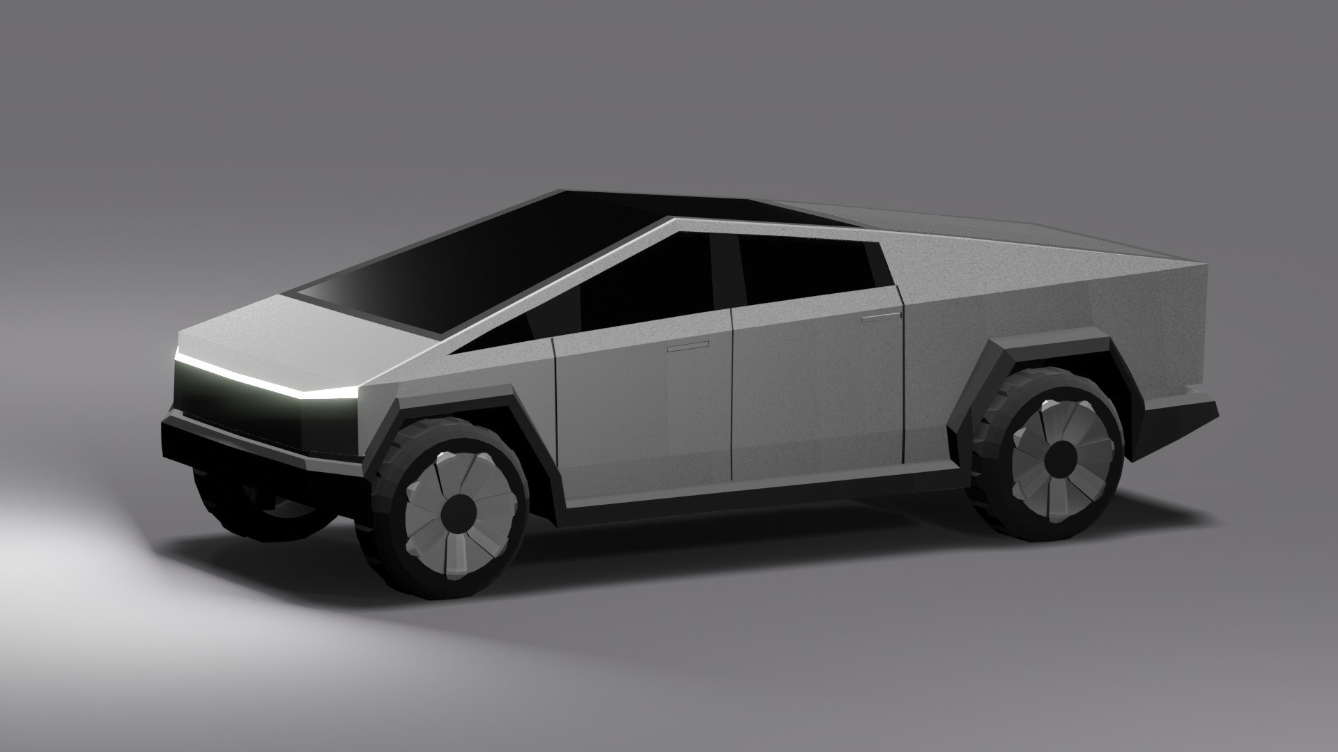 Tesla cybertruck modeled 3D - TurboSquid 1561696