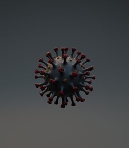 3D model corona virus