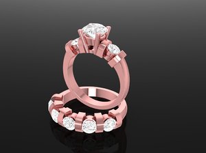 diamond wedding ring model