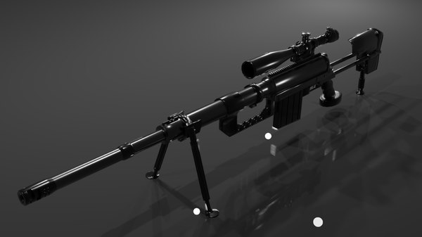 シャイタックm0インターベンションスナイパーライフル3dモデル Turbosquid
