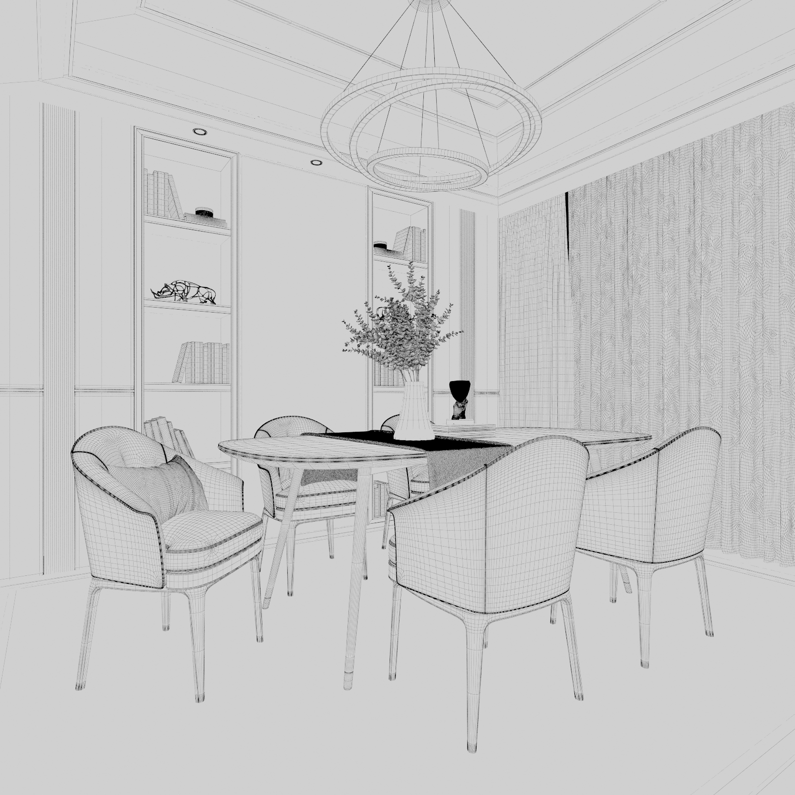 3d model diningroom