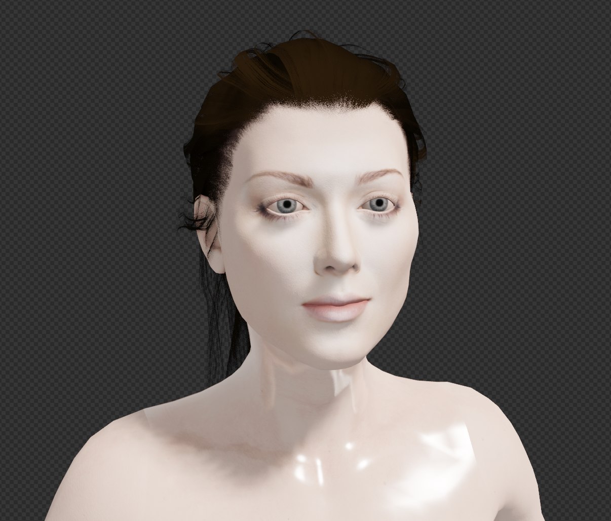 Female body face rig 3D TurboSquid 1561927