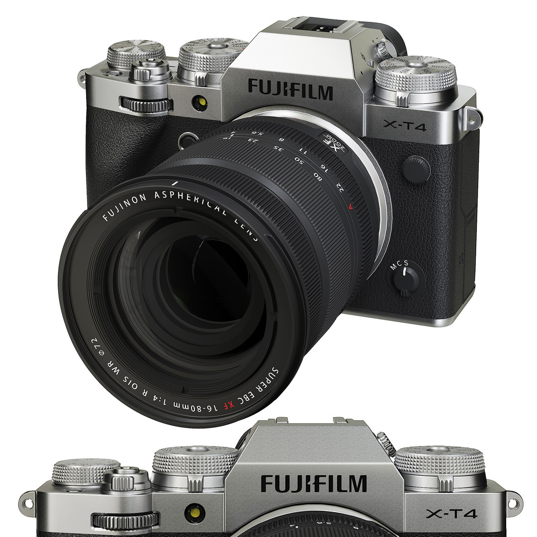 3D fujifilm xt4 camera x model TurboSquid 1561916
