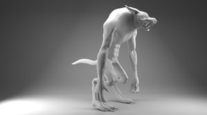 3D model werewolf