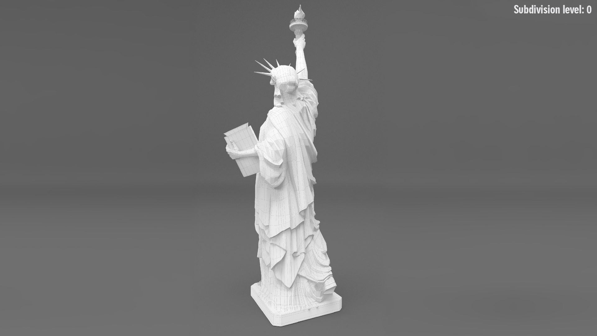 Liberty statue 8k sculpture 3D model - TurboSquid 1554629